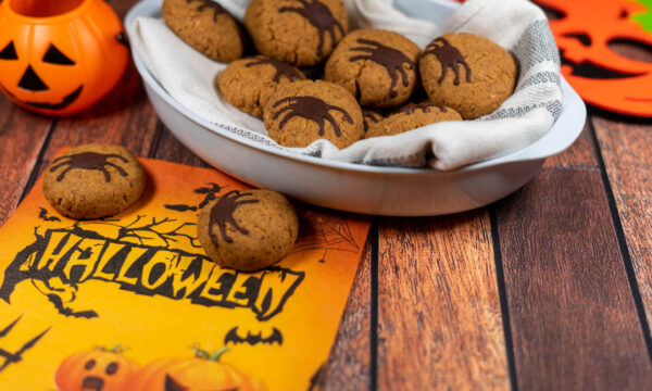 Biscotti di halloween alla zucca